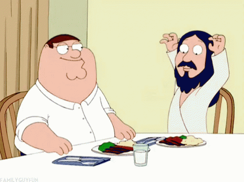 Sundae Magic - Family Guy GIF - Family Guy Peter Griffin Jesus Christ GIFs