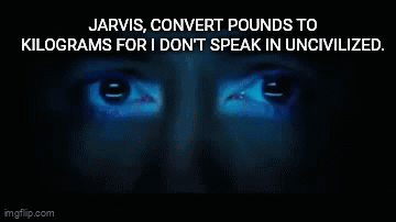 Jarvis Convert GIF - Jarvis Convert Pounds GIFs