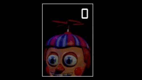 a cartoon character with a balloon on his head and a propeller on his head .