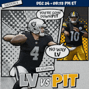 an advertisement for the lv vs pit game