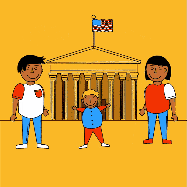 an illustration of a family holding hands with the words keep families together below them
