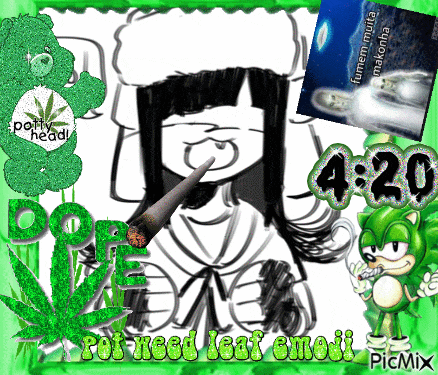 a picture of a girl smoking a cigarette with 4:20 written on the bottom
