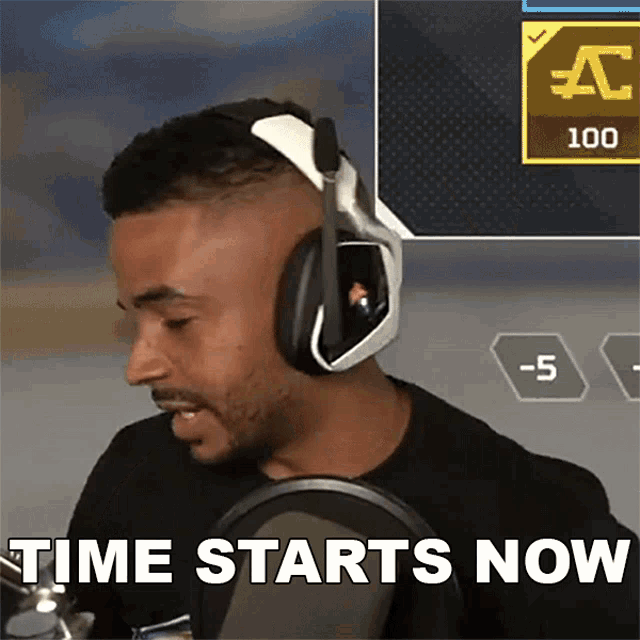 Time Starts Now Raynday Gaming GIF - Time Starts Now Raynday Gaming Evdog805 GIFs