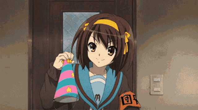 a girl with the letter m on her arm is holding a can