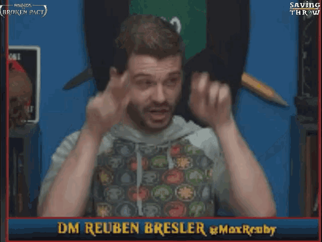 dm reuben bresler is on the saving throw
