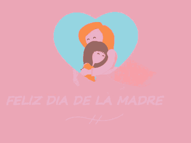 a mother 's day card with an elephant and a girl