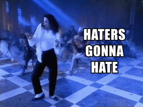 Michael Jackson Haters Gonna Hate GIF - Michael Jackson Haters Gonna Hate Idgaf GIFs