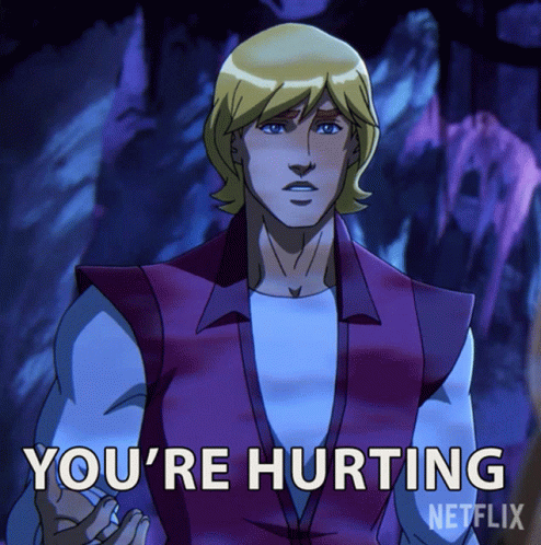 Youre Hurting Prince Adam GIF - Youre Hurting Prince Adam Masters Of The Universe Revelation GIFs