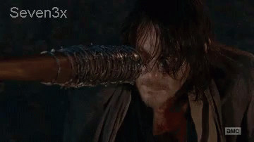 Who Is It? The Walking Dead Negan Lucille GIF - Seven3x The Walking GIFs