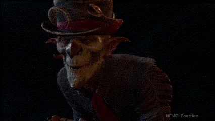 a pixelated image of a skeleton wearing a top hat and a tie