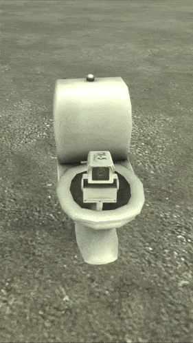 a toilet with a camera attached to it and the number 10 on the top