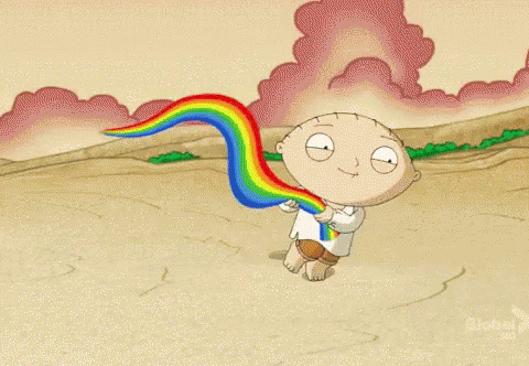 Family Guy Stewie GIF - Family Guy Stewie Rainbow Flag GIFs