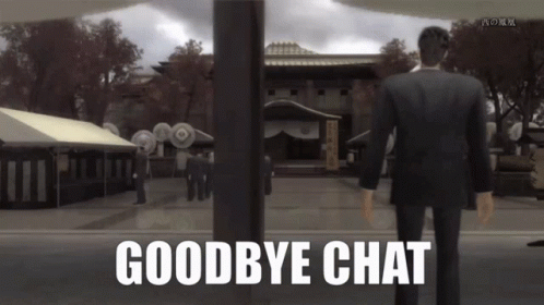 Goodbye Chat Yakuza GIF - Goodbye Chat Yakuza Ps2 GIFs