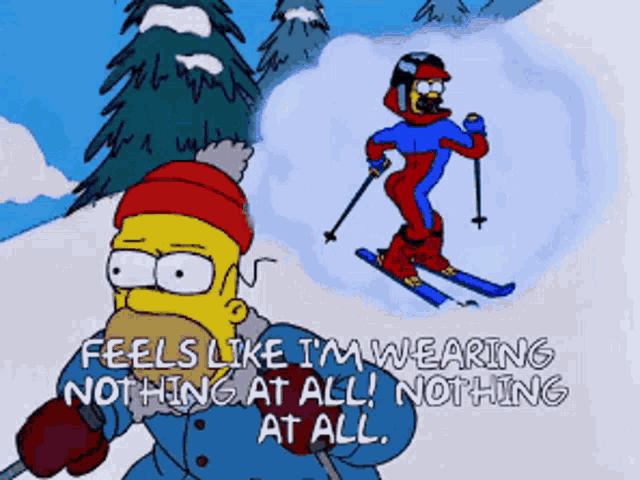 Homer Simpson Ned Flanders GIF - Homer Simpson Ned Flanders Feels Like GIFs