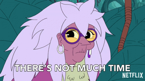 Theres Not Much Time Madame Razz GIF - Theres Not Much Time Madame Razz Shera And The Princesses Of Power GIFs