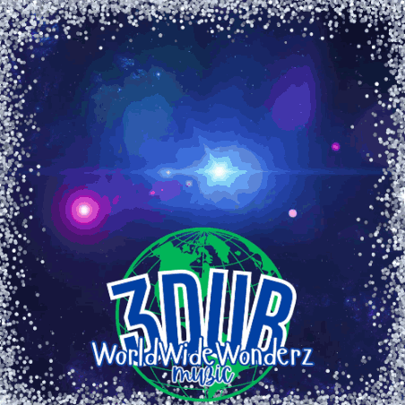 a logo for worldwide wonderz music with a green globe in the center