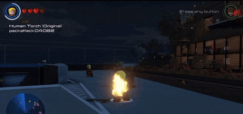 a screenshot of a video game with a fireball in the middle of the screen