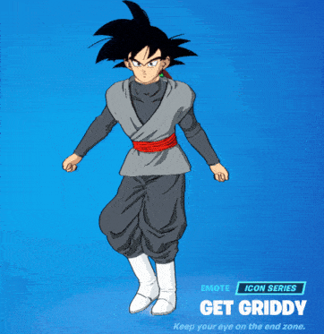 Goku Black Griddy GIF - Goku Black Griddy Fortnite Dance GIFs