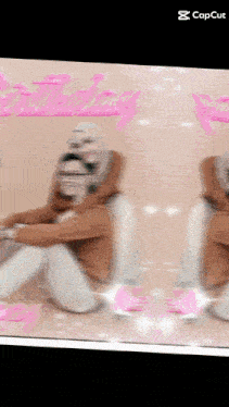 a blurry picture of a woman with the word friday in pink letters