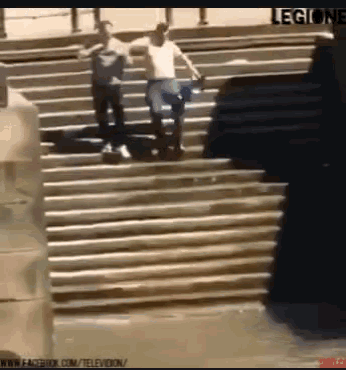 Falling Falling Off The Stairs GIF - Falling Falling Off The Stairs Stairs GIFs