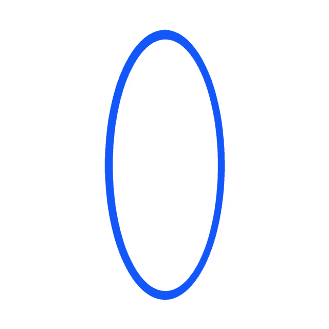 a blue circle with a circle in the center