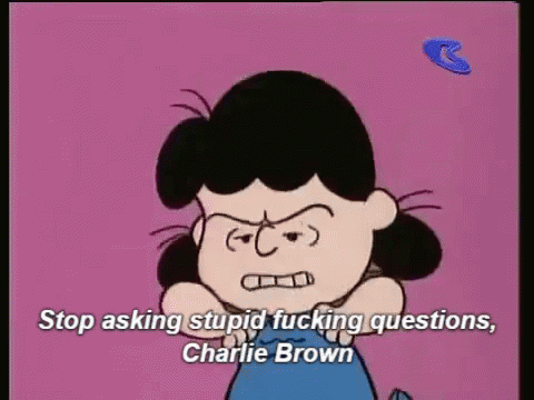 Lucy Charlie Brown GIF - Lucy Charlie Brown Questions GIFs