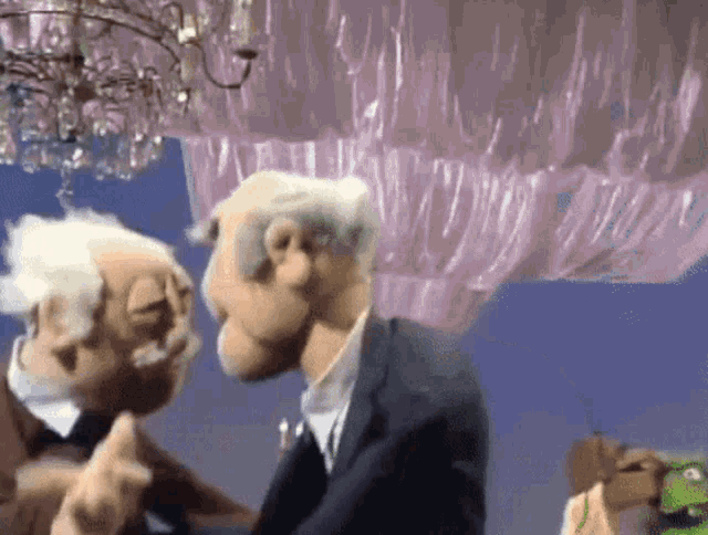 At The Dance Statler And Waldorf GIF - At The Dance Statler And Waldorf Muppets GIFs