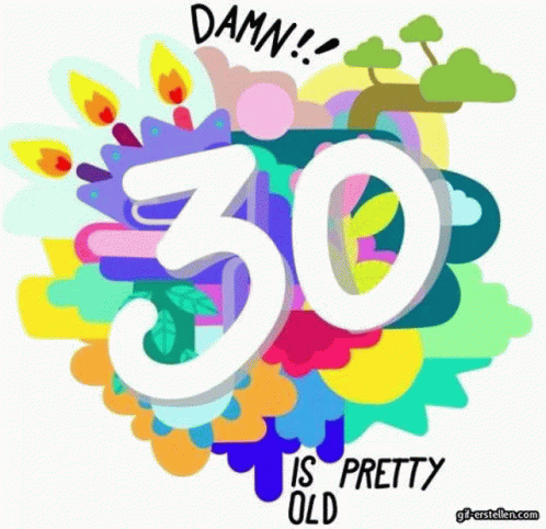 Damn30s Pretty Old Birthday GIF - Damn30s Pretty Old Birthday Invitation GIFs