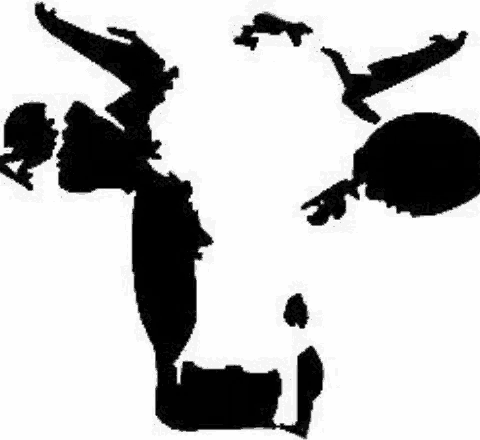 a black and white silhouette of a person doing a handstand