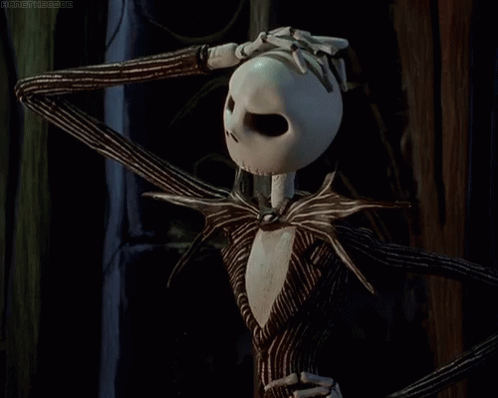 The Nightmare Before Christmas Jack Skellington GIF - The Nightmare Before Christmas Jack Skellington Confused GIFs