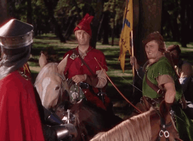 Errol Flynn Robin Hood GIF - Errol Flynn Robin Hood Basil Rathbone GIFs