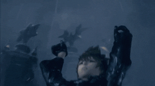 a lightning bolt is being thrown in the air
