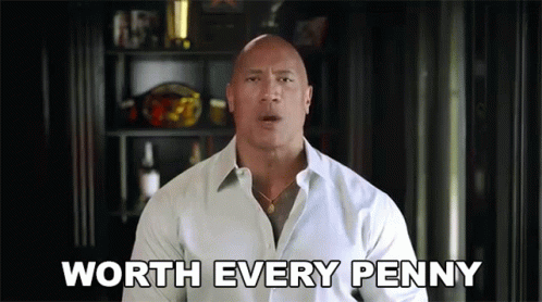 Worth Every Penny The Rock GIF - Worth Every Penny The Rock Dwayne Johnson GIFs