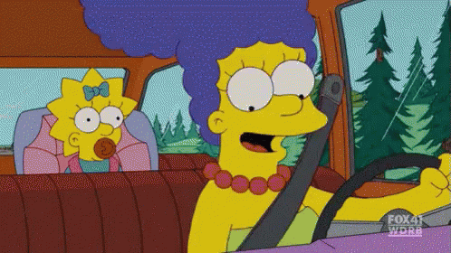 The Simpsons Marge Simpson GIF - The Simpsons Marge Simpson Maggie Simpson GIFs
