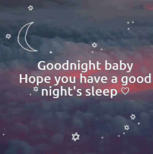 Goodnight Baby Cute Goodnight GIF - Goodnight Baby Cute Goodnight Aesthetic Goodnight GIFs