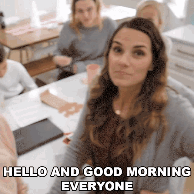 Hello And Good Morning Everyone This Is How We Bingham GIF - Hello And Good Morning Everyone This Is How We Bingham Hello GIFs
