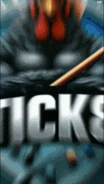 a poster for a movie called tick 's with a pencil pointing at it