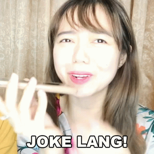 Joke Lang Lady Martin GIF - Joke Lang Lady Martin Binibiro Lang Kita GIFs