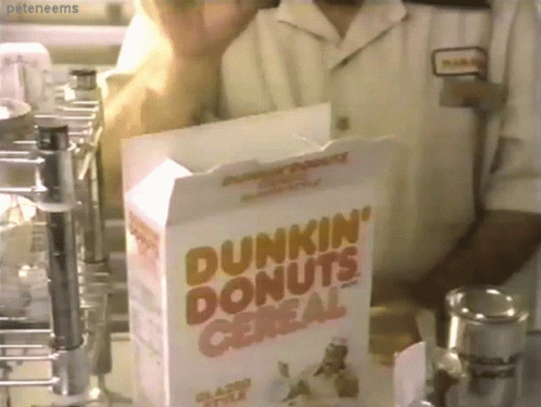 Dunkin Donuts Cereal Cereal GIF - Dunkin Donuts Cereal Cereal Dunkin GIFs