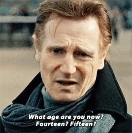 What Age Are You Now Liam Neeson GIF - What Age Are You Now Liam Neeson GIFs