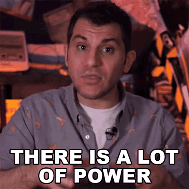 There Is A Lot Of Power Shane Luis GIF - There Is A Lot Of Power Shane Luis Rerez GIFs