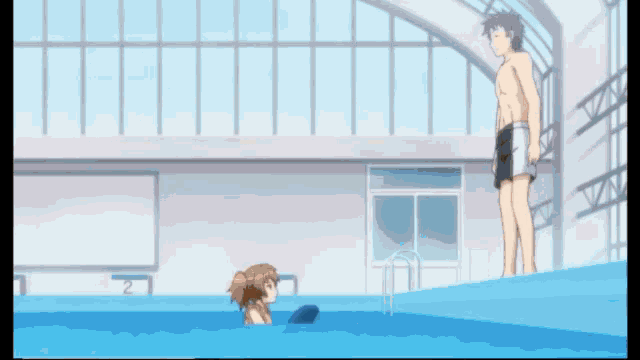 Anime Waste GIF - Anime Waste Swimming GIFs