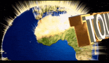a 3d rendering of the earth with the word tow in the foreground