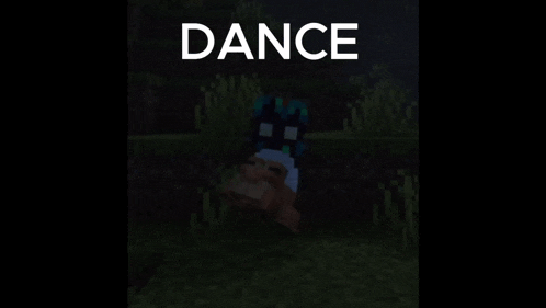 a picture of a person in a video game with the word dance on it