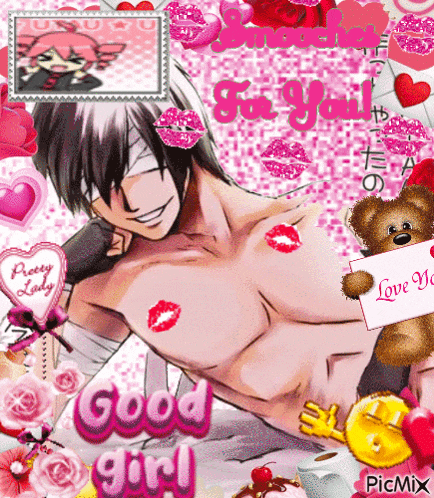 a picture of a shirtless man with a teddy bear holding a sign that says love you
