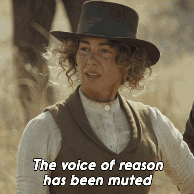 The Voice Of Reason Has Been Muted Margaret Dutton GIF