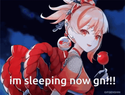 Goodnight Sleeping GIF - Goodnight Sleeping Genshin Impact GIFs