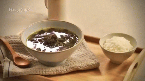 핸디쿡 미역국 GIF - Miyeokguk Seaweed Soup Korean GIFs
