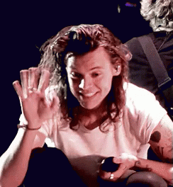 Harry Styles One Direction GIF - Harry Styles One Direction Wave GIFs