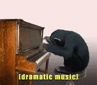Dramatic Music Monkey GIF - Dramatic Music Monkey Piano GIFs